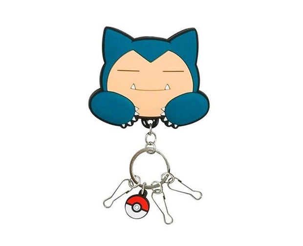 Pokemon Snorlax Rubber Clip Keychain Home Sugoi Mart