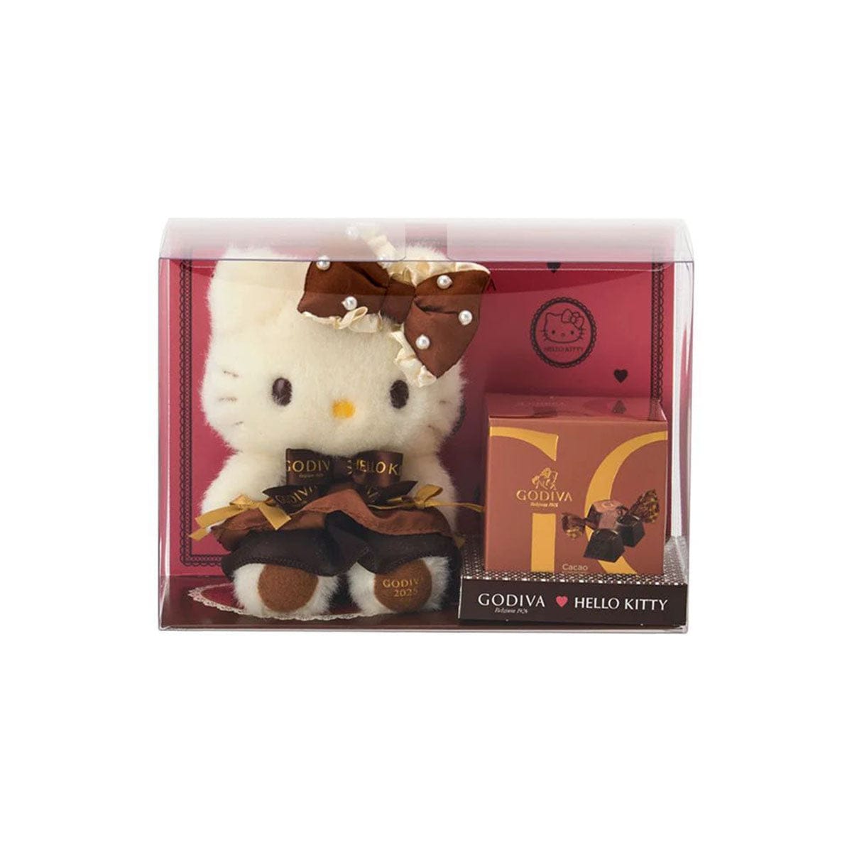 Sanrio x Godiva Mascot Holder Set: Hello Kitty