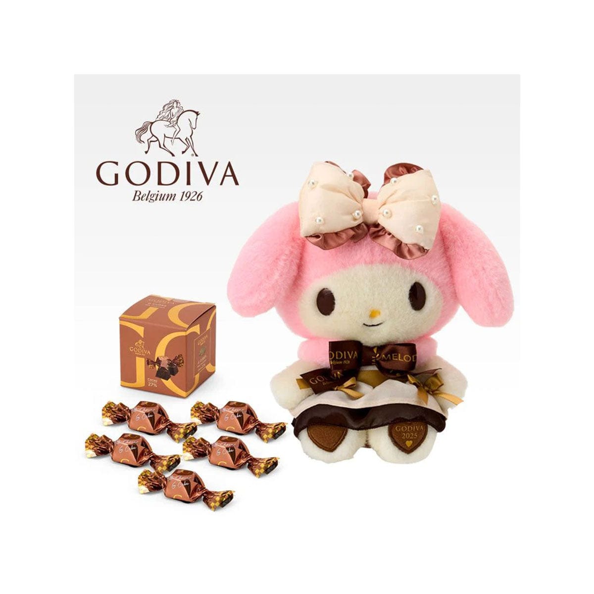 GODIVA マイメロディ ぬいぐるみ 2026 サンリオ ぬいぐるみ マイメロディ マイメロ ゴディバ 2026｜Yahoo