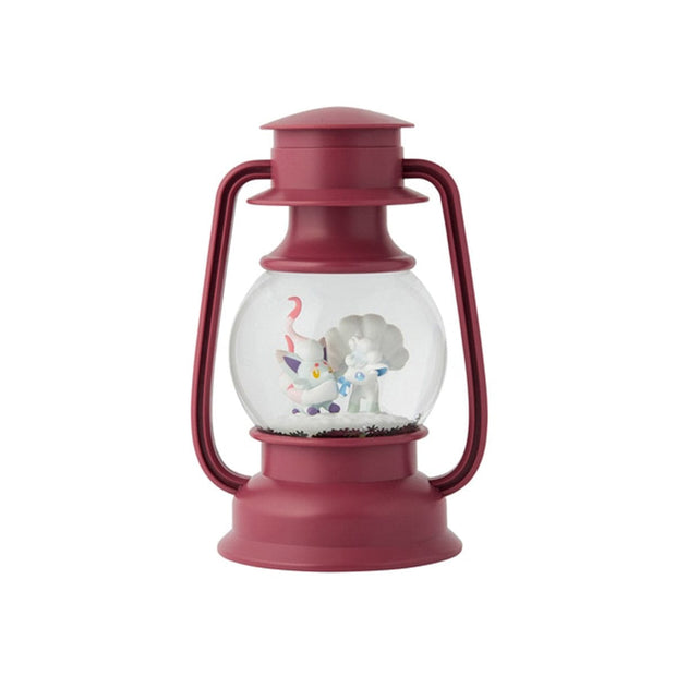 Lantern-style Snow Globe Snowy Gathering