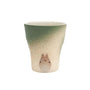 Ghibli My Neighbor Totoro Shigaraki Ware Green Cup thumbnail 1