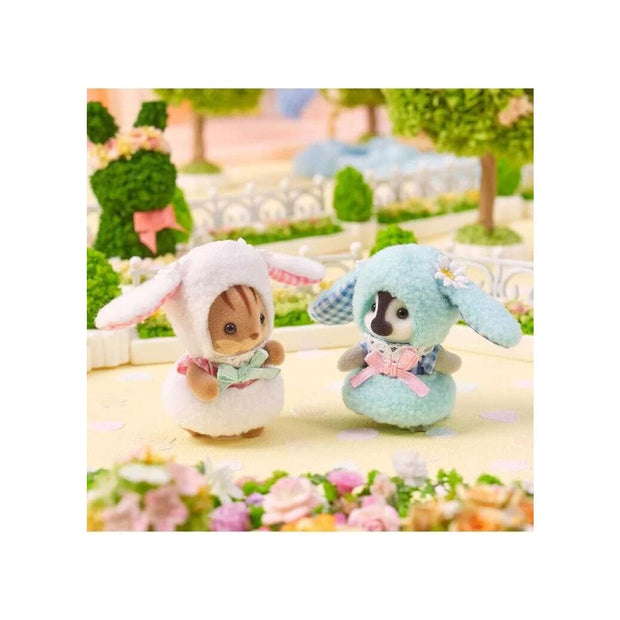 Sylvanian Families Lop Ear Rabbit Costumes Baby Pair Set