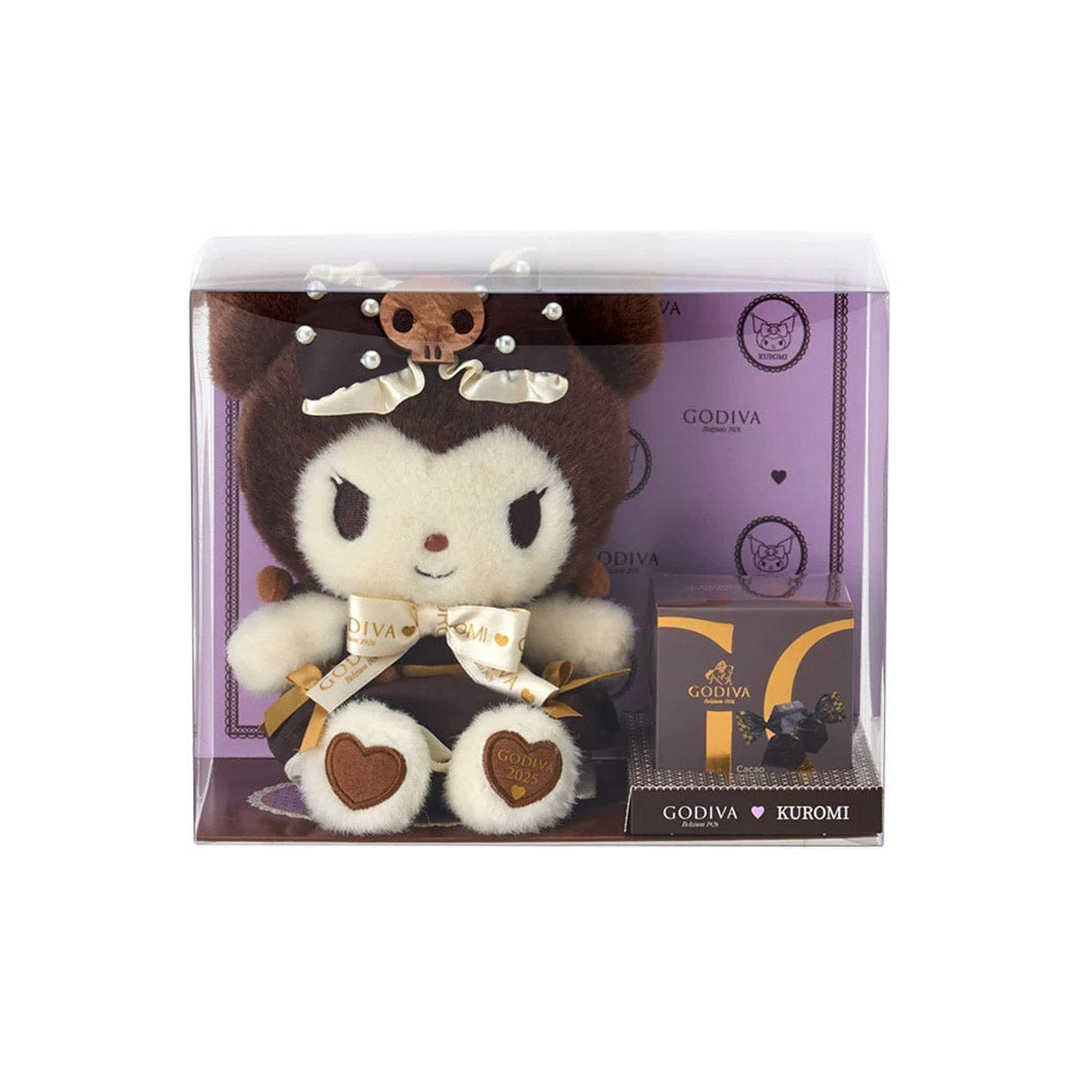 Sanrio X Godiva Plush Doll 2025: Kuromi