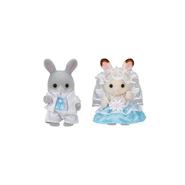 Sylvanian Families Lovely Wedding: Rabbit Baby Pair Set