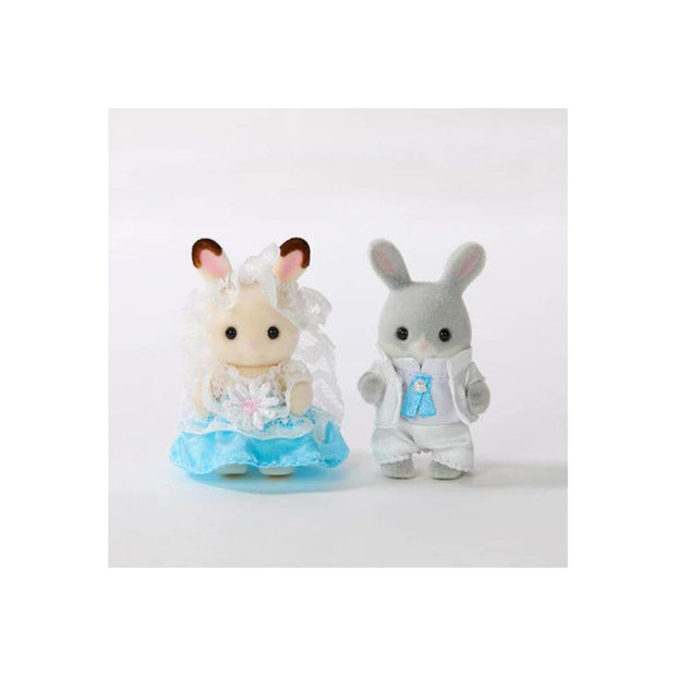 Sylvanian Families Lovely Wedding: Rabbit Baby Pair Set