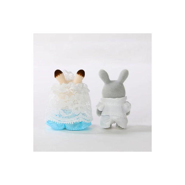 Sylvanian Families Lovely Wedding: Rabbit Baby Pair Set