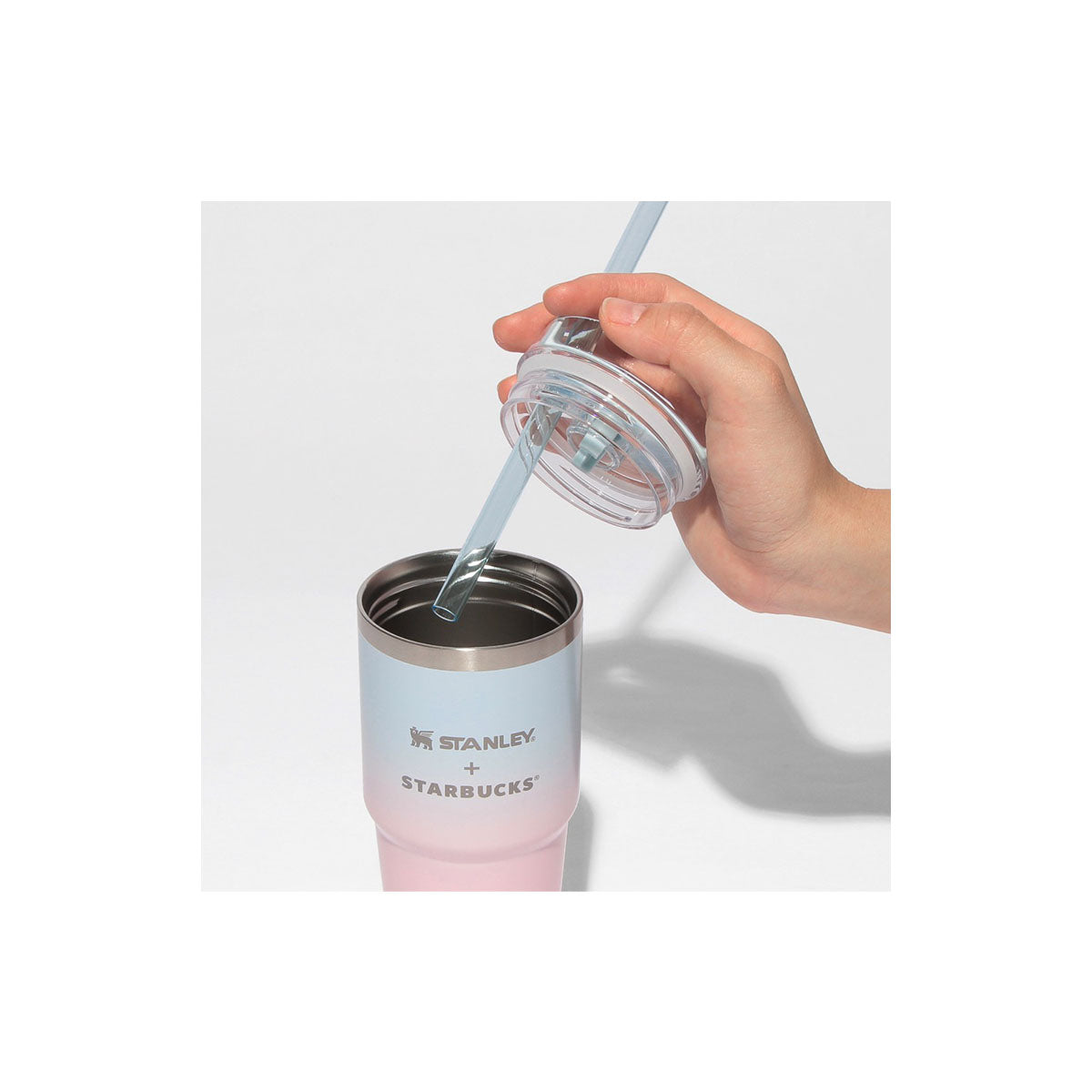 Starbucks X Stanley Sakura 2025 3-Way Tumbler: Pale Pink