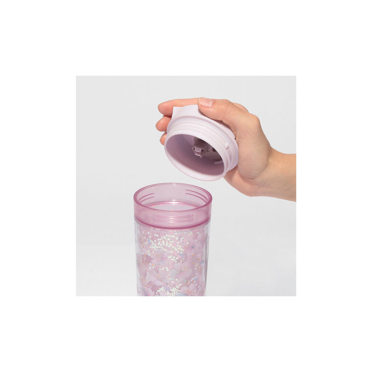 Starbucks SAKURA ロマンティックムーン ムードランプ Starbucks Japan Sakura 2025 Color Changing Tumbler