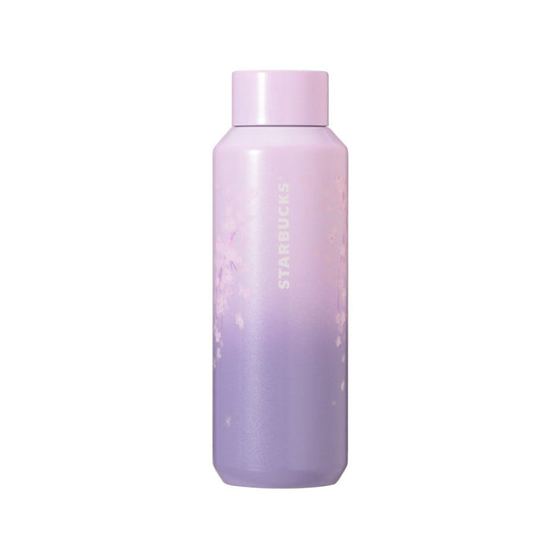 Starbucks Sakura 2025 Stainless Steel Bottle Purple Gradient
