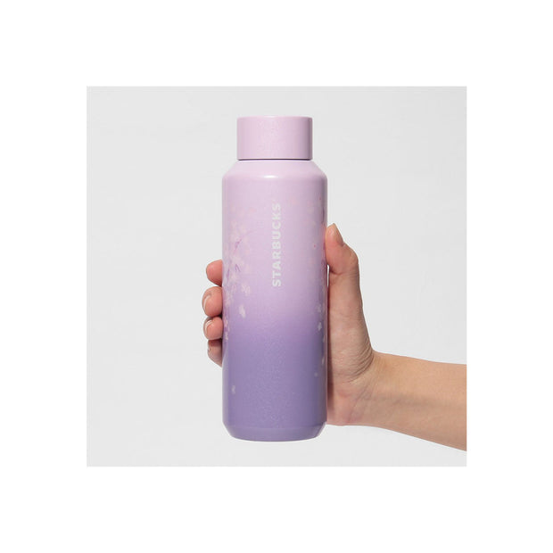 Starbucks Sakura 2025 Stainless Steel Bottle Purple Gradient
