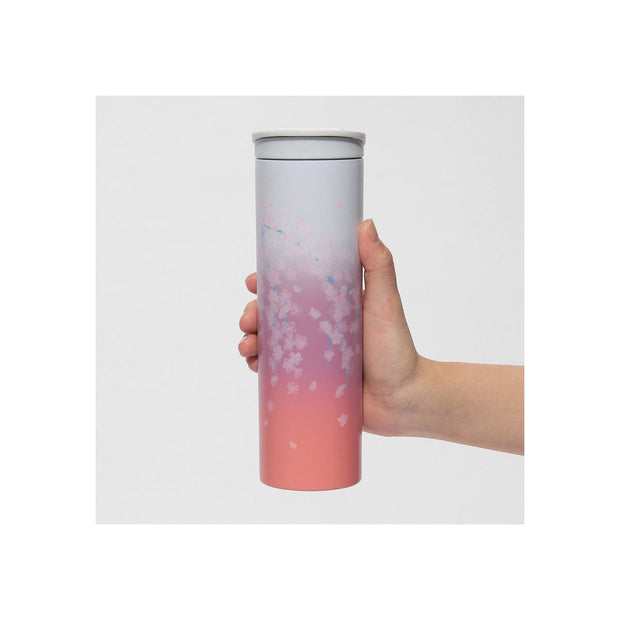 Starbucks Sakura 2025 Stainless Steel Bottle Orange Gradient