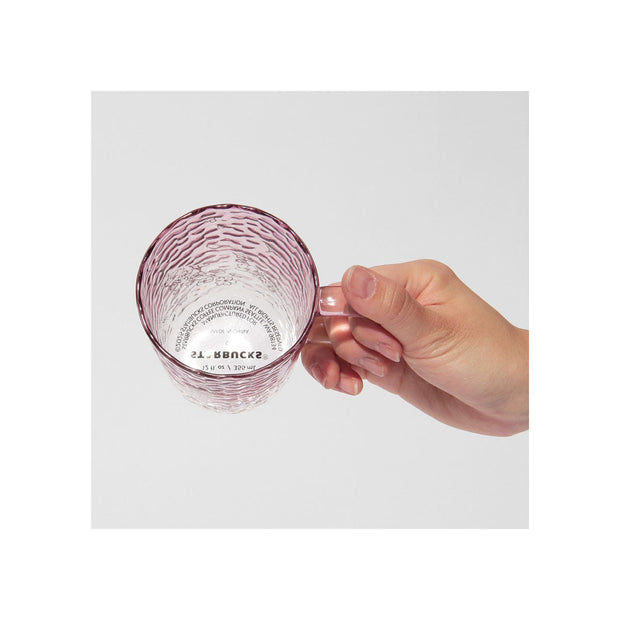 Starbucks Sakura 2025 Heat-Resistant Glass Mug Pink