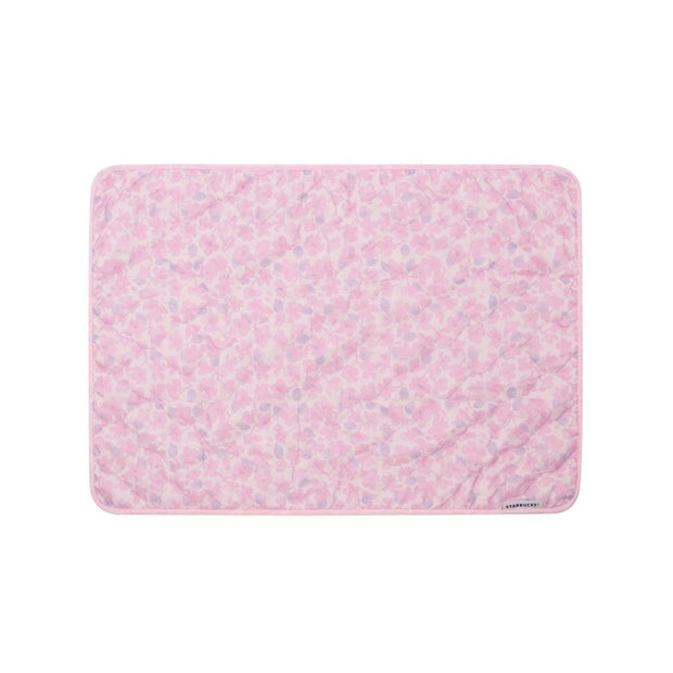 Starbucks Sakura 2025 Blanket with Storage Pouch