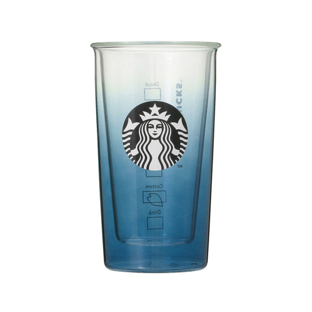 Starbucks Sakura 2025 Heat-resistant Glass Night Blue