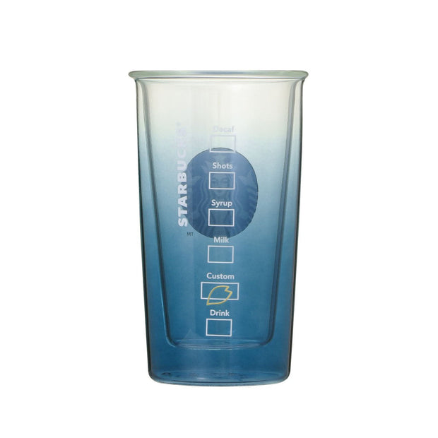 Starbucks Sakura 2025 Heat-resistant Glass Night Blue