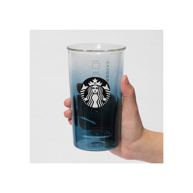 Starbucks Sakura 2025 Heat-resistant Glass Night Blue