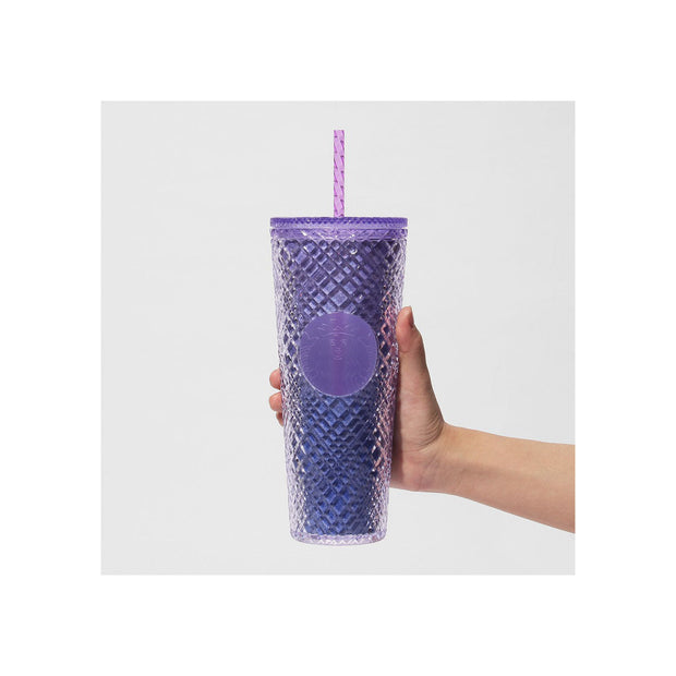 Starbucks Sakura 2025 Cold Cup Tumbler Night Blue Gradient