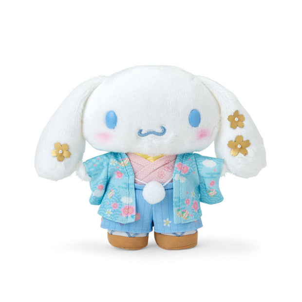 Sanrio Japan Sakura 2025 Kimono Plush Toy: Cinnamoroll