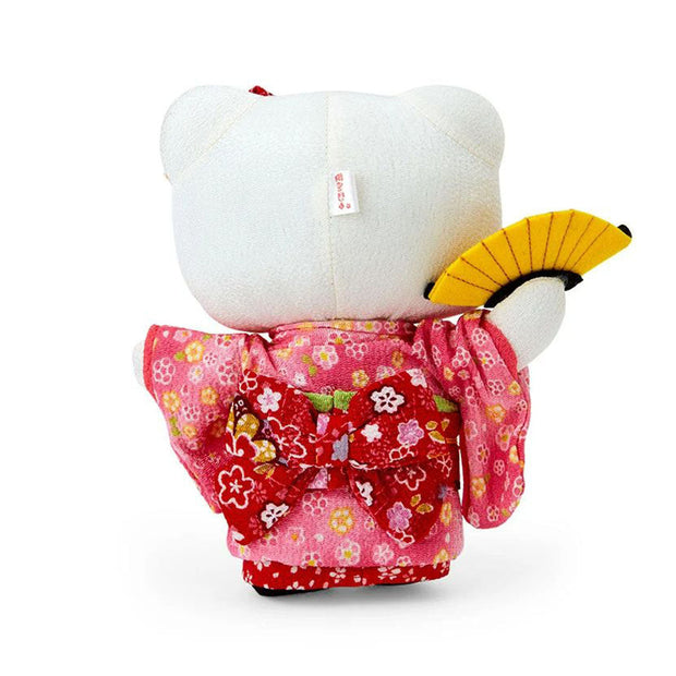 Sanrio Sakura 2025 Pink Chirimen Medium Doll: Hello Kitty