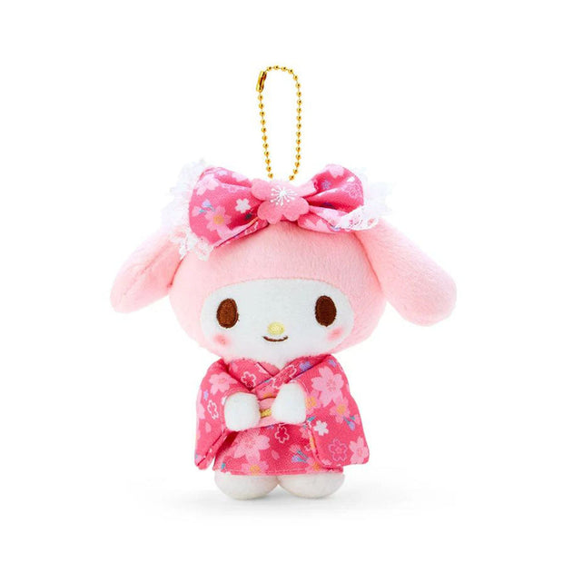 Sanrio Sakura 2025 Mascot Kimono Plush Keychain: My Melody