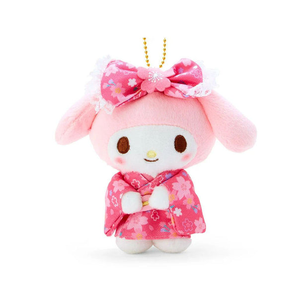 Sanrio Sakura 2025 Mascot Kimono Plush Keychain: My Melody