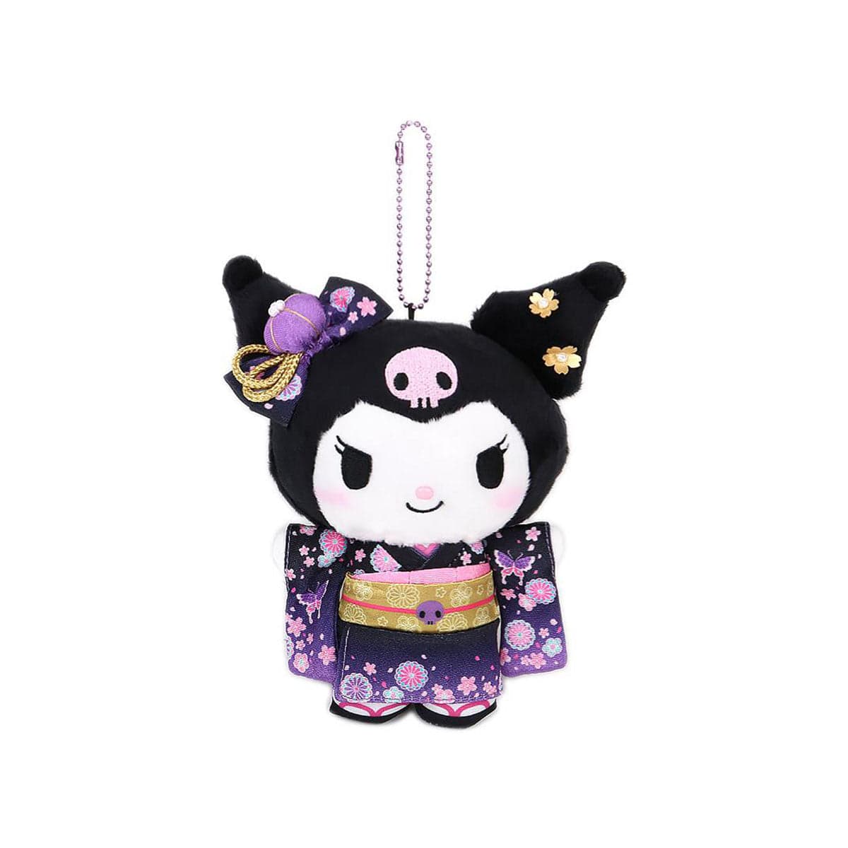 【kuromochiさま専用】Kei Shiogai ポワゾ 2023 2本入り Sanrio Japan Sakura 2025 Kimono Plush Keychain: Kuromi