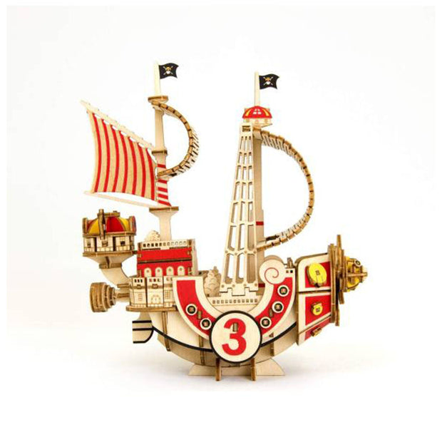 One Piece Thousand Sunny 3D Wooden Puzzle Ki-Gu-Mi