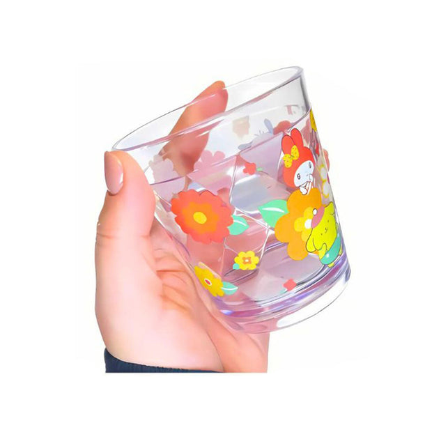 Sanrio Characters Retro Glitter Clear Cup