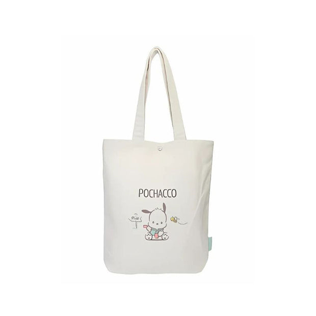 Sanrio Canvas Tote Bag: Pochacco