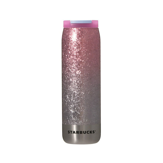 Starbucks Spring 2025 Can-Shaped Bottle: Crack Purple Gradient