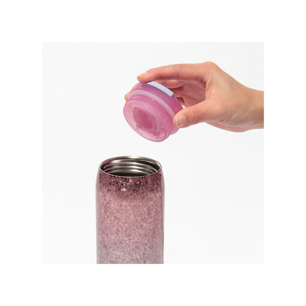 Starbucks Spring 2025 Can-Shaped Bottle: Crack Purple Gradient