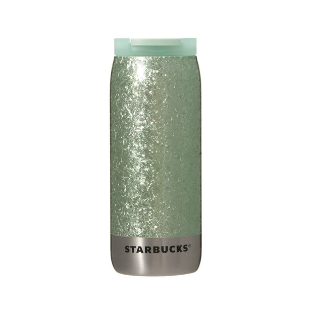 Starbucks Spring 2025 Can-Shaped Bottle: Crack Mint Green