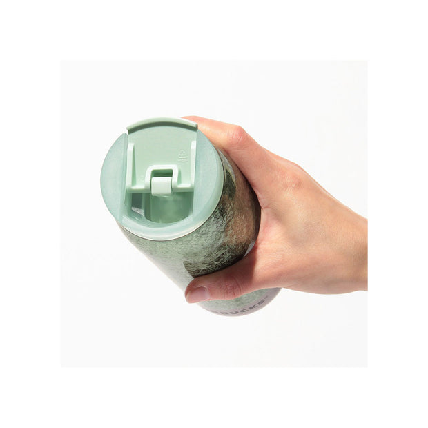 Starbucks Spring 2025 Can-Shaped Bottle: Crack Mint Green