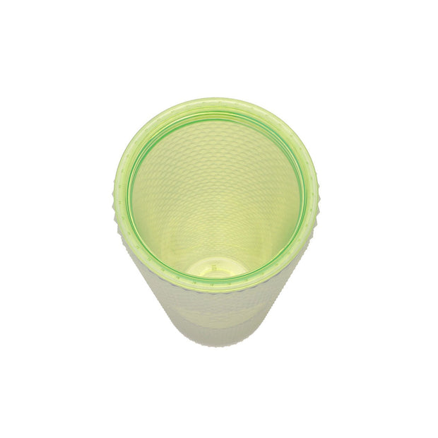 Starbucks Spring 2025 Logo Cold Cup Tumbler: Neon Yellow