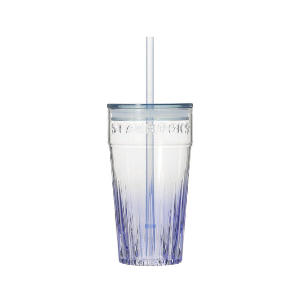 Starbucks Spring 2025 Glass Tumbler: Blue Gradation