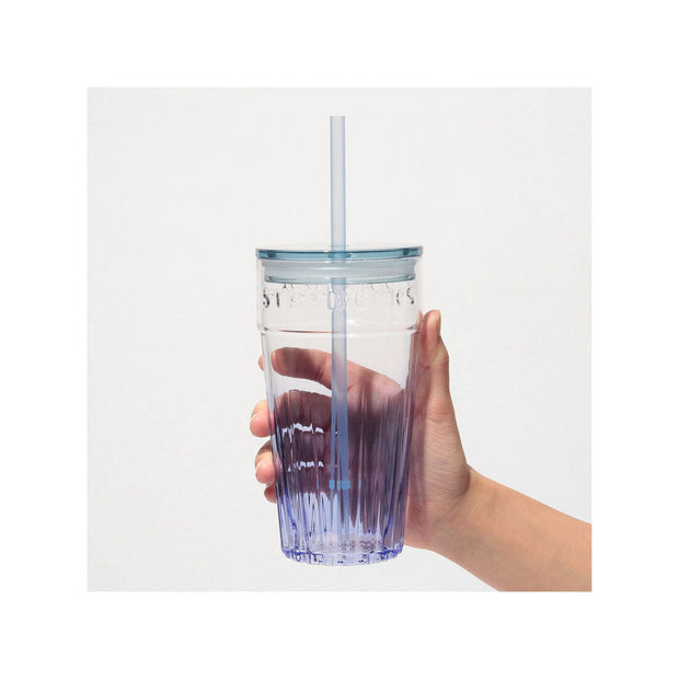 Starbucks Spring 2025 Glass Tumbler: Blue Gradation