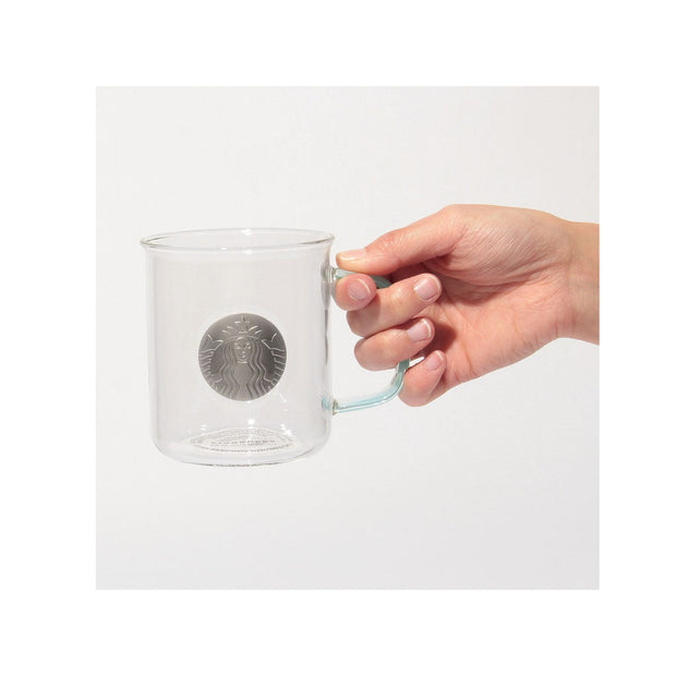 Starbucks Spring 2025 Heat-Resistant Glass Mug: Light Green