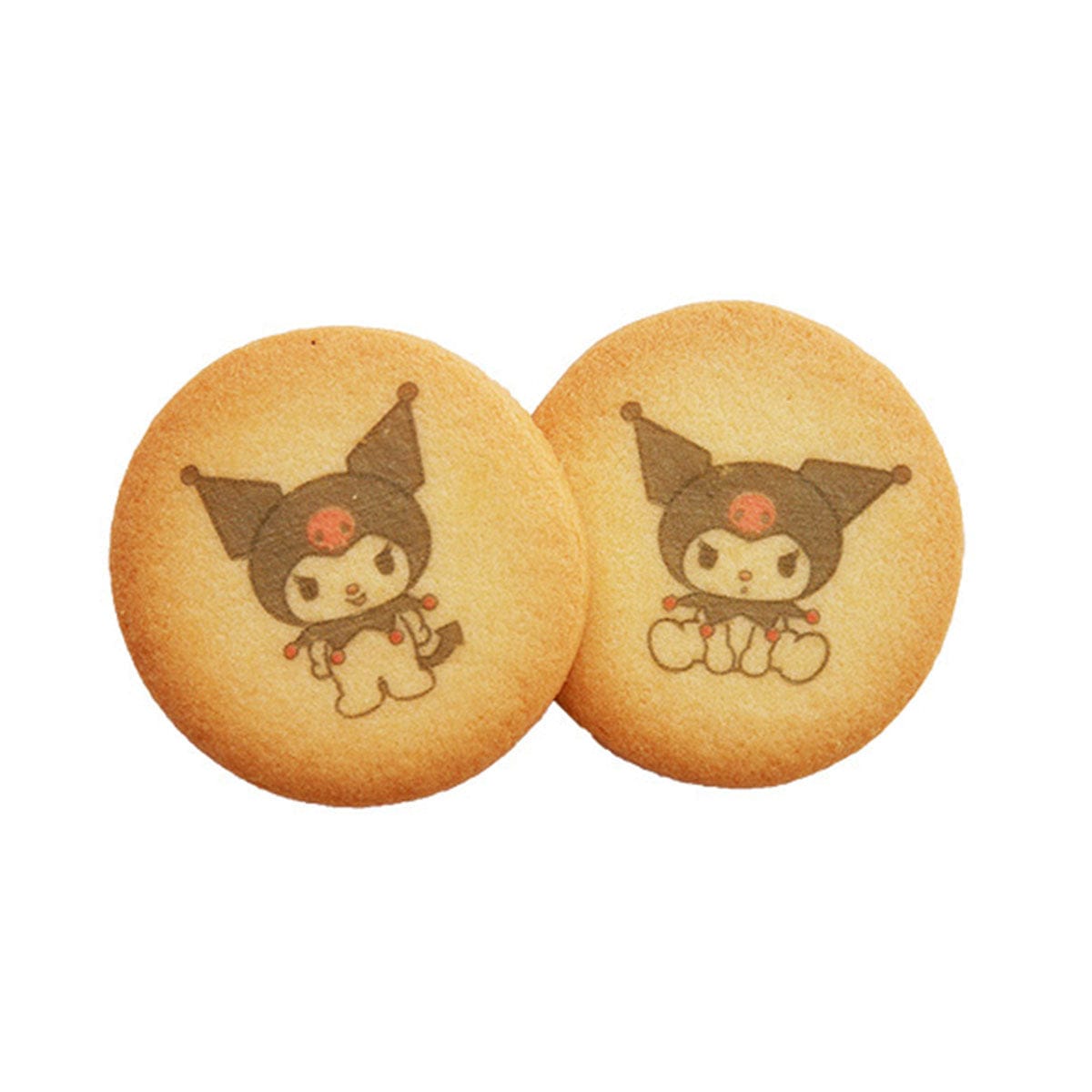 コラボ！吊りリメ缶サボちゃん　No.535 Kuromi Printed Cookie Tin Kuromi Nagatoya