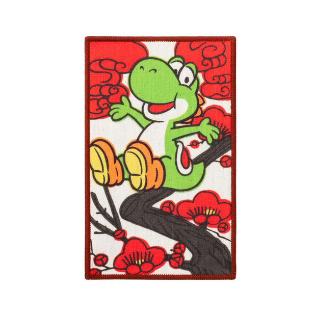 Nintendo Super Mario Red Blossom Hanafuda Mini Towel: Yoshi