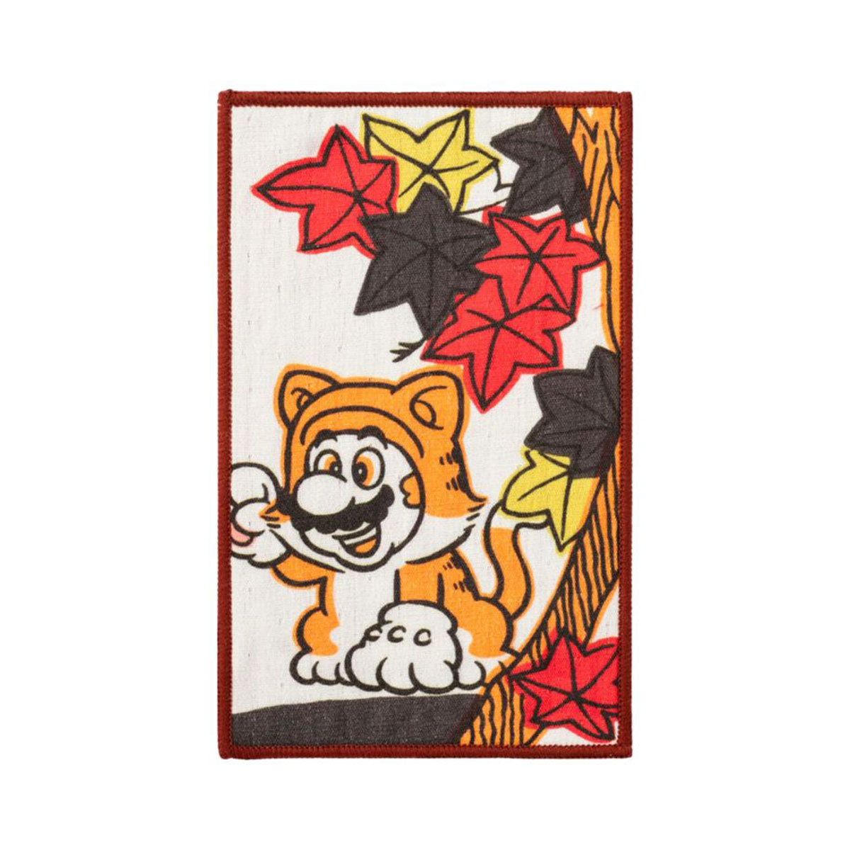 Nintendo Super Mario Autumn Leaves Hanafuda Mini Towel: M