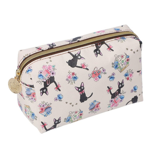 Ghibli Kiki's Delivery Service Watercolor Flower Square Pouch