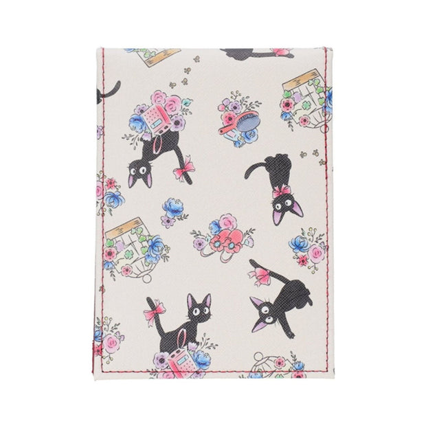 Ghibli Kiki's Delivery Service Watercolor Flower Mirror: Jiji