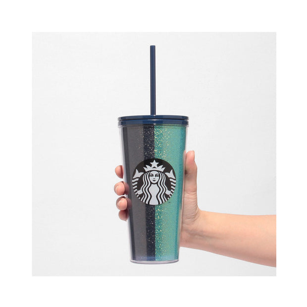 Starbucks Cold Cup Tumbler Dual Blue