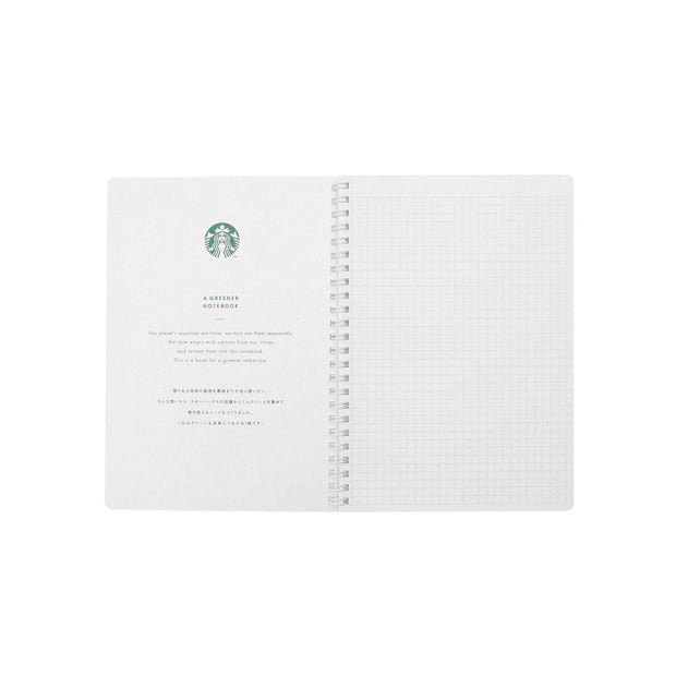 Starbucks Campus Ring Notebook: Dual Blue