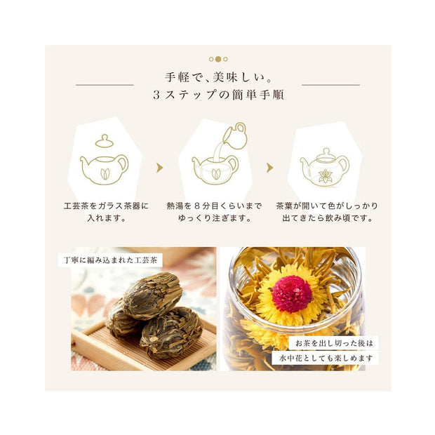 Rimtae Blooming Flower Tea Gift Set