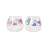 Sanrio Dance & Music Tuxedo Sam Glass Set of 2