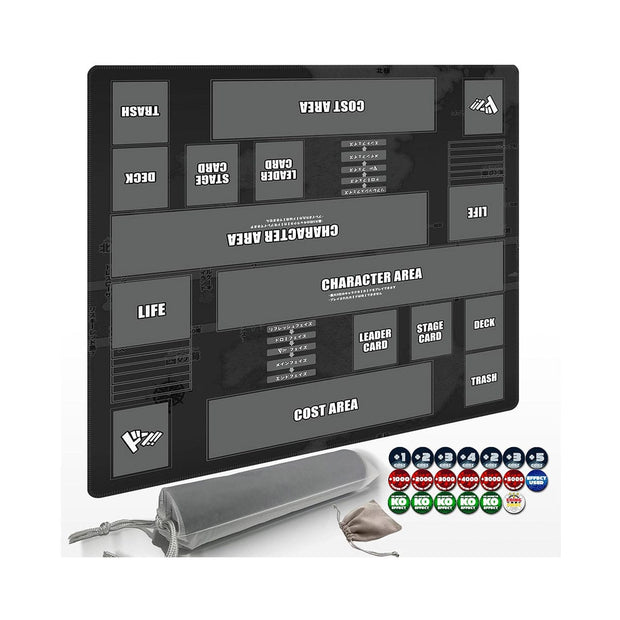 One Piece Card Game Playmat and Damage Counter Set One Piece Card Game Playmat and Damage Counter Set