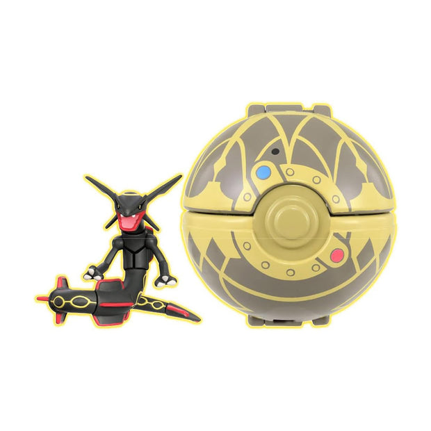 Pokemon Moncolle Pokedelze Black Rayquaza Ancient Pokeball