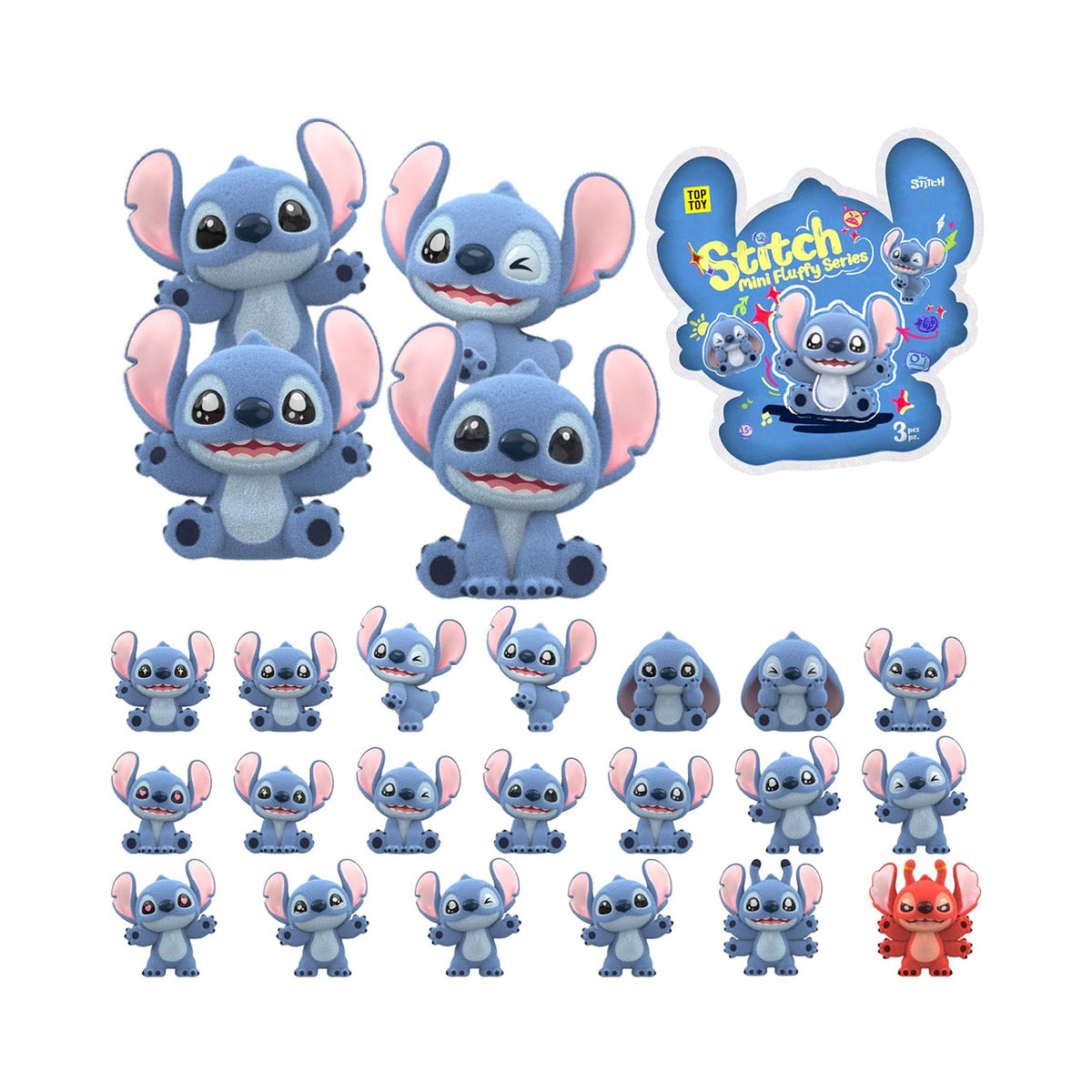 TOP TOY ディズニー スティッチ Mini Fluffy Series Stitch Mini Fluffy Series Blind Bags – TOPTOY