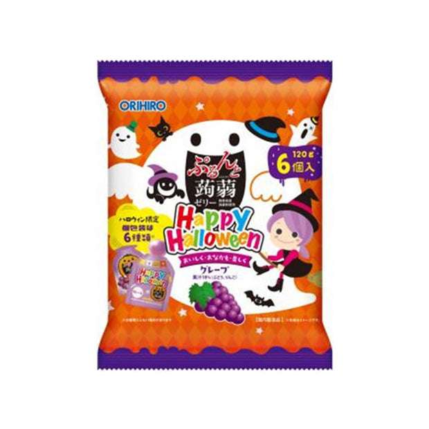 Orihiro Halloween Purunto Konjac Jelly Grape Pack